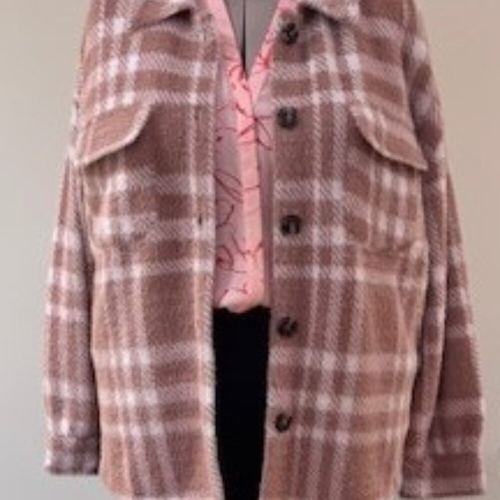 Tribal Plaid Casual Jacket - Picture 2 of 6